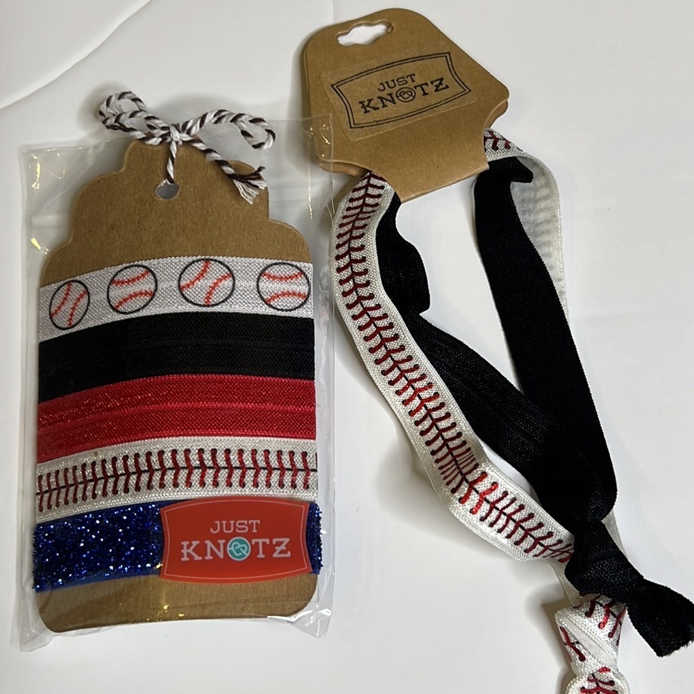 JUST‎ KNOTZ Headband & Hair Ties Set NWT